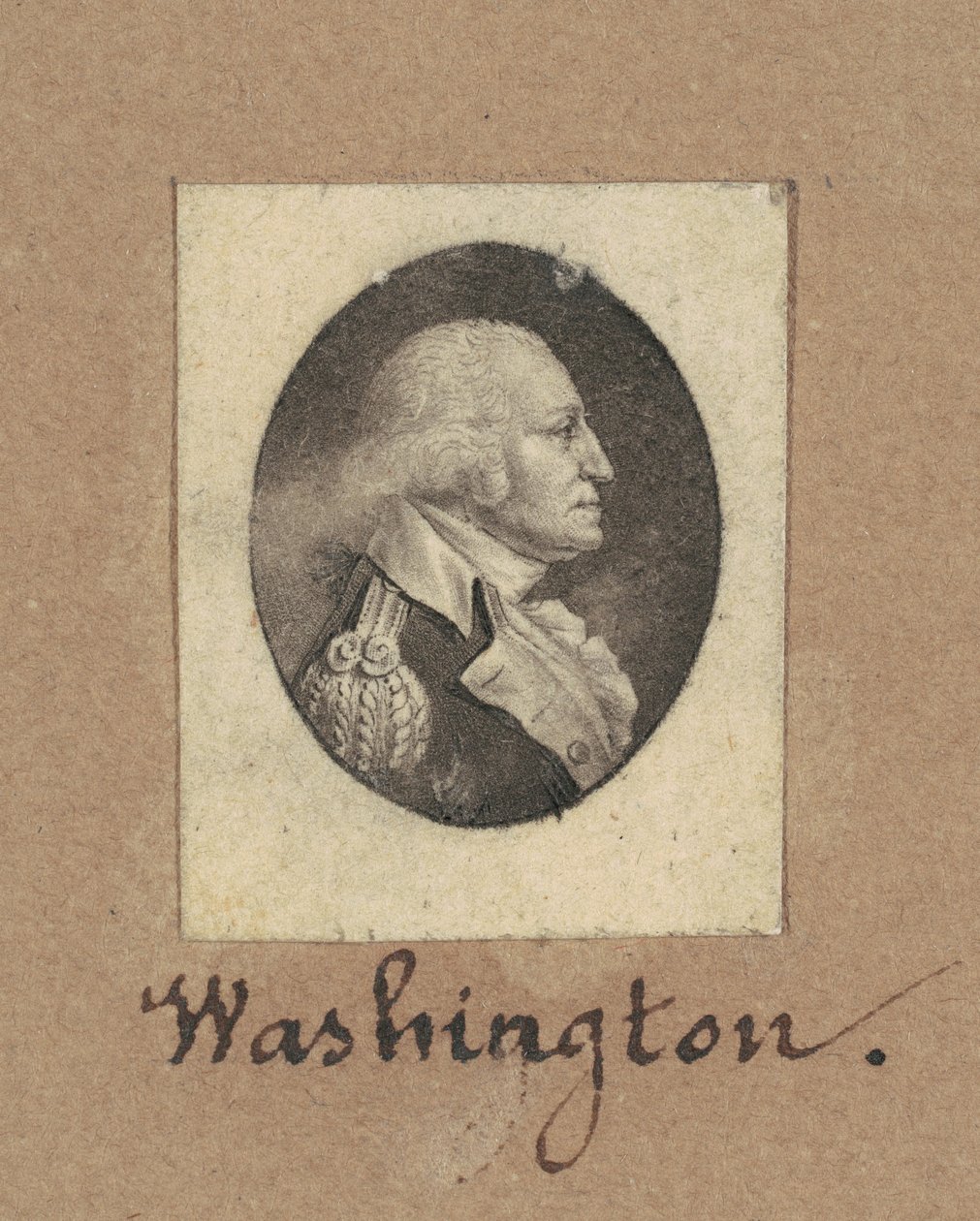 George Washington av Charles B. J. Févret de Saint Mémin