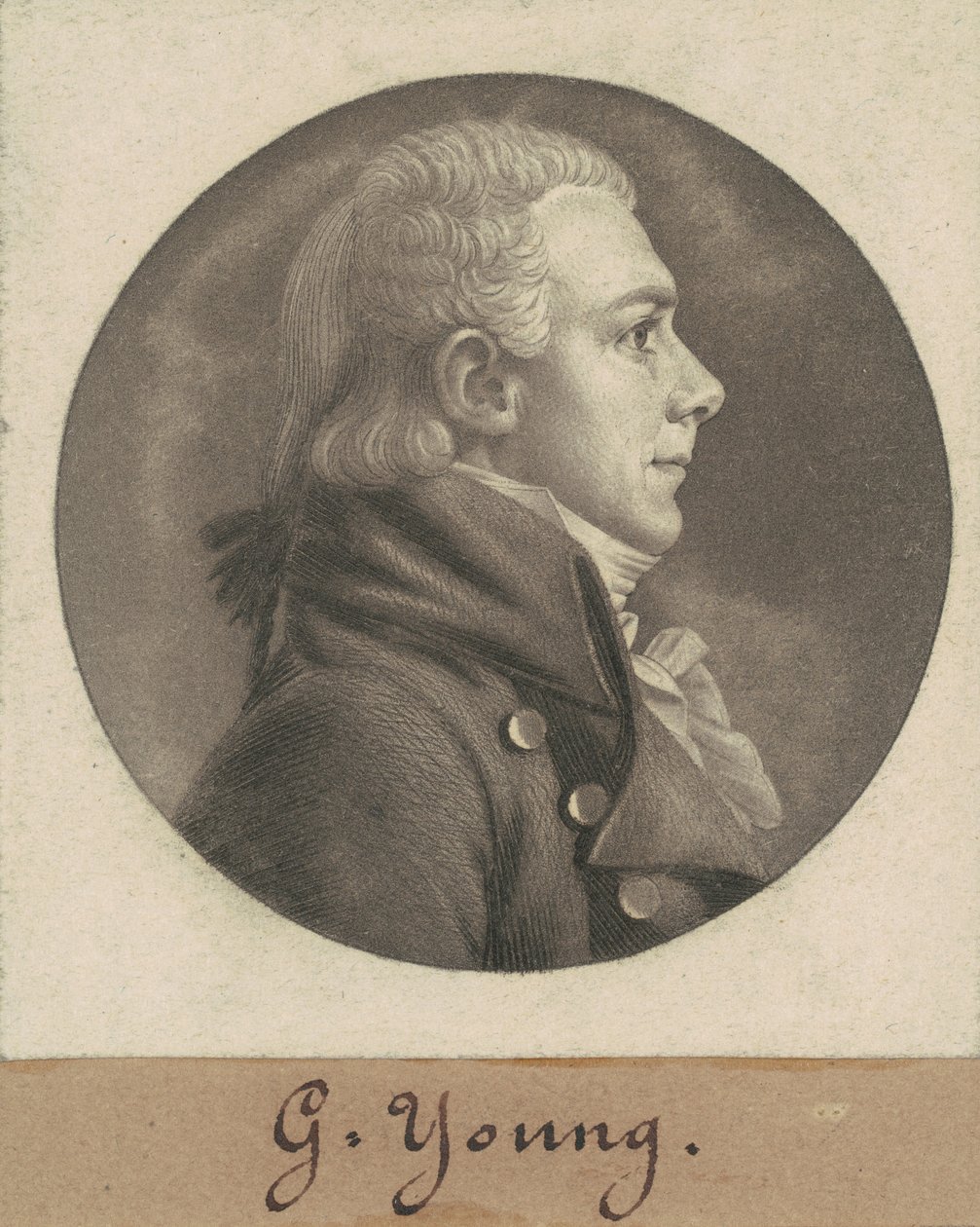 George Young av Charles B. J. Févret de Saint Mémin