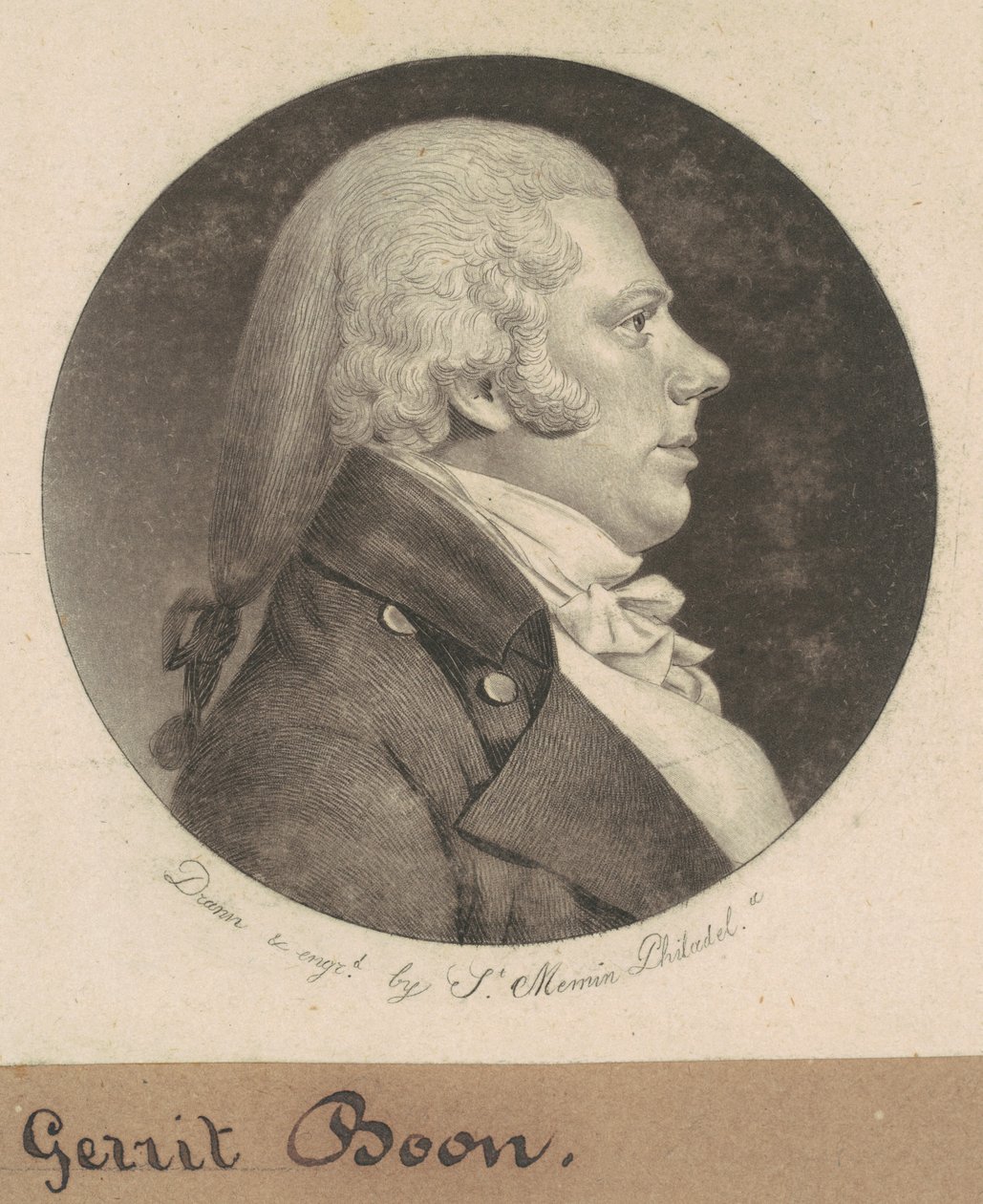 Gerrit Boon av Charles B. J. Févret de Saint Mémin
