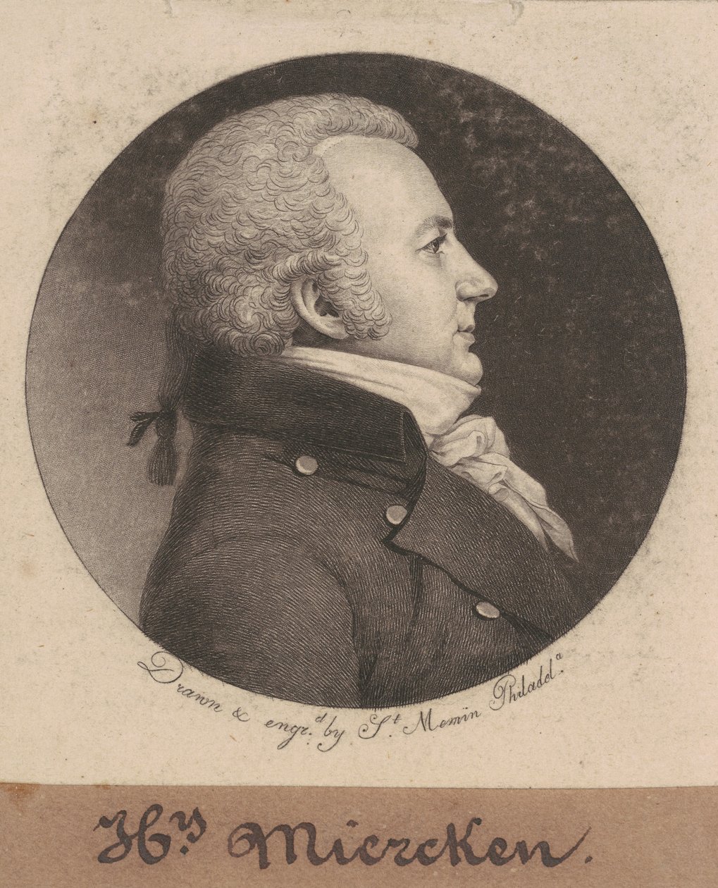 Henry Miercken av Charles B. J. Févret de Saint Mémin