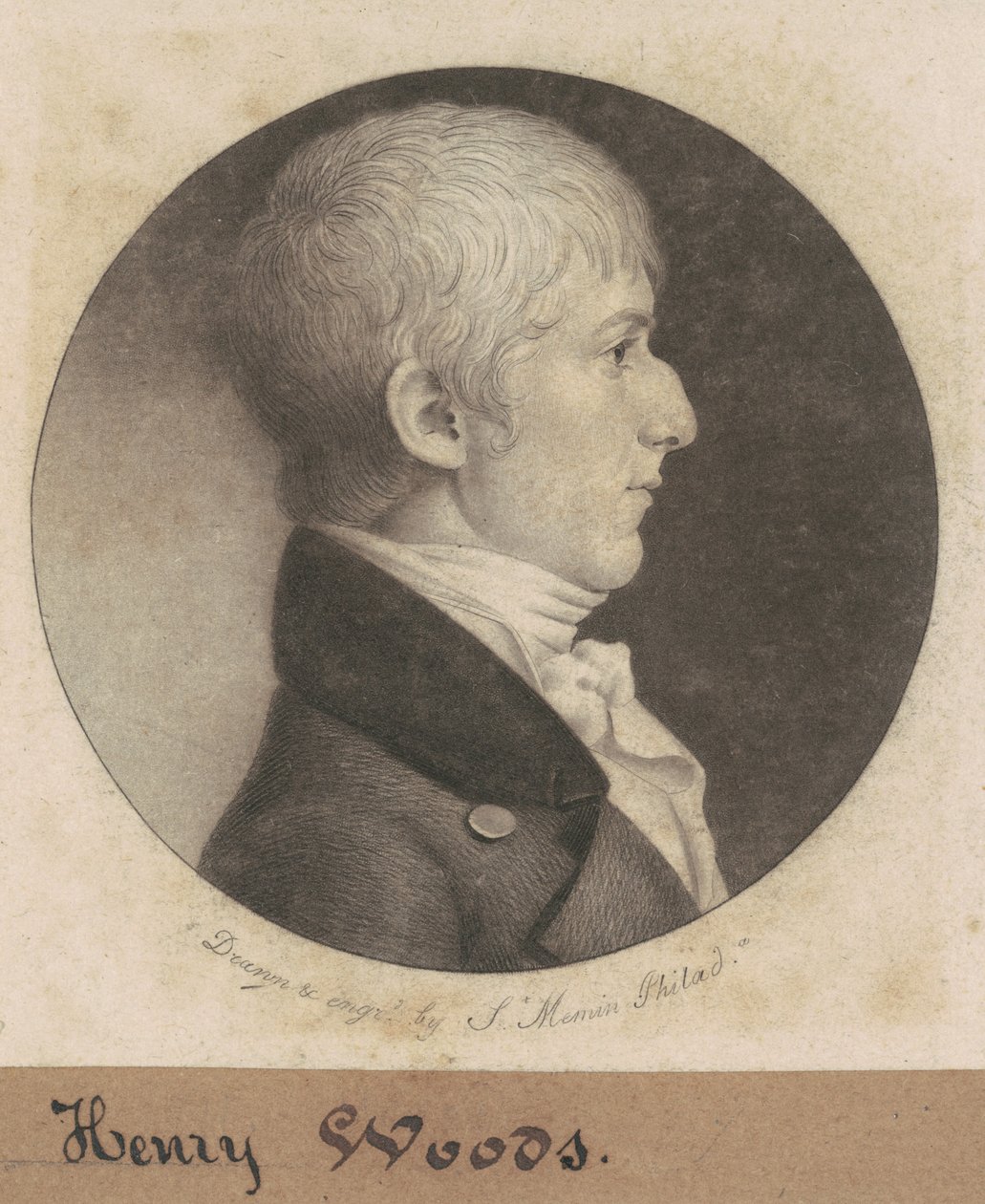Henry Woods av Charles B. J. Févret de Saint Mémin