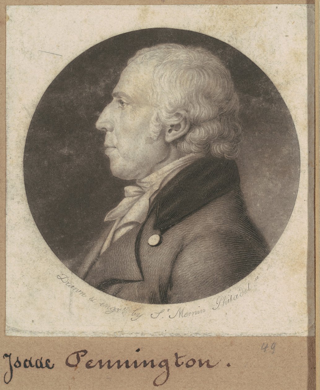 Isaac Penington av Charles B. J. Févret de Saint Mémin