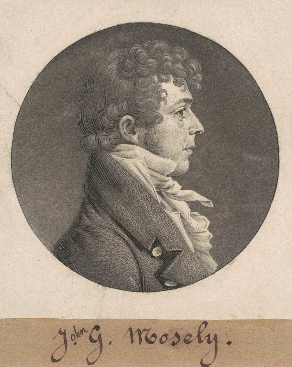 J.G. Mosely av Charles B. J. Févret de Saint Mémin
