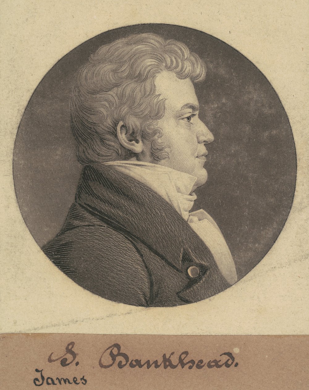 James Bankhead av Charles B. J. Févret de Saint Mémin