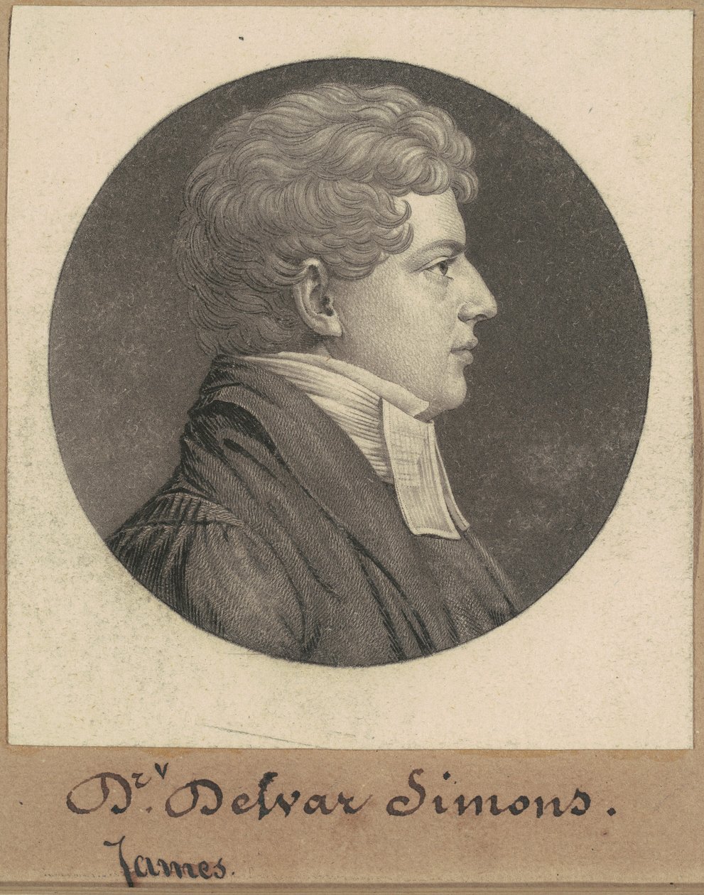 James Dewar Simons av Charles B. J. Févret de Saint Mémin