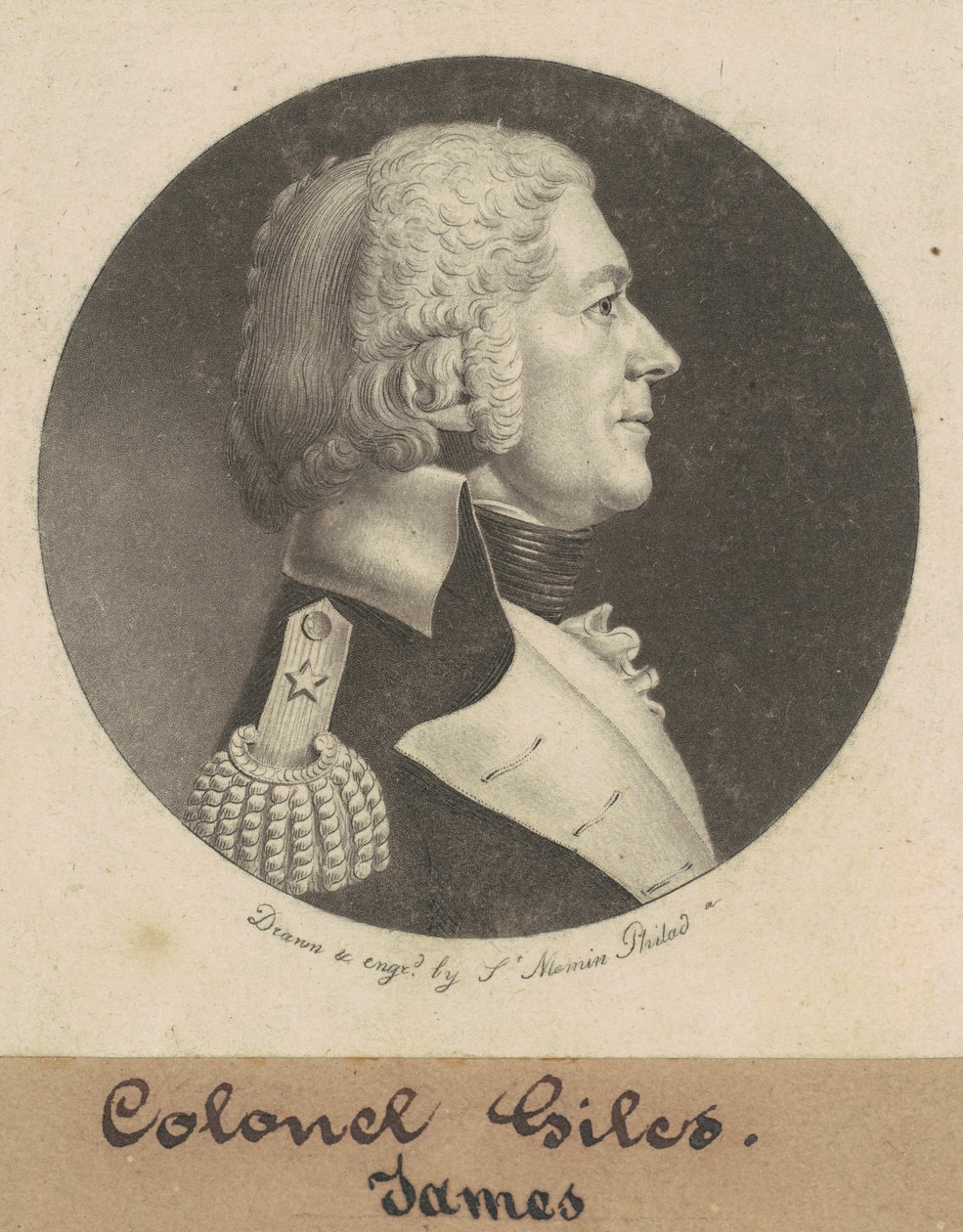 James Giles av Charles B. J. Févret de Saint Mémin