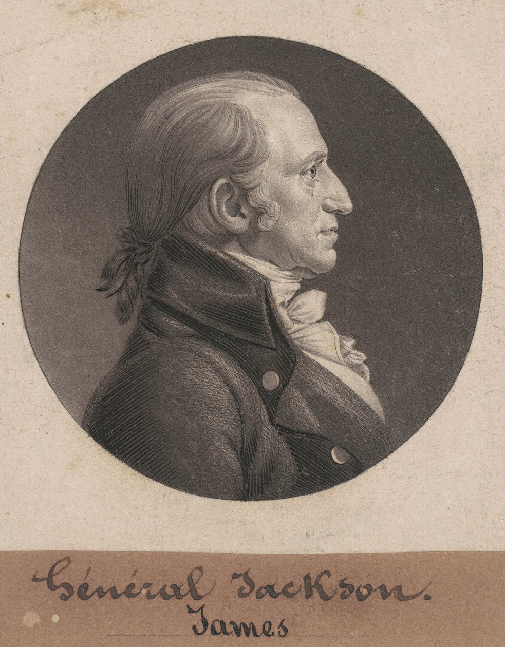 James Jackson av Charles B. J. Févret de Saint Mémin