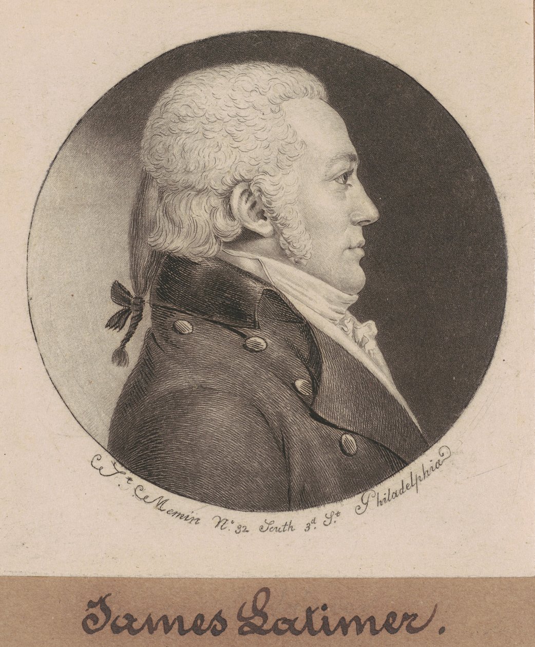 James Latimer av Charles B. J. Févret de Saint Mémin