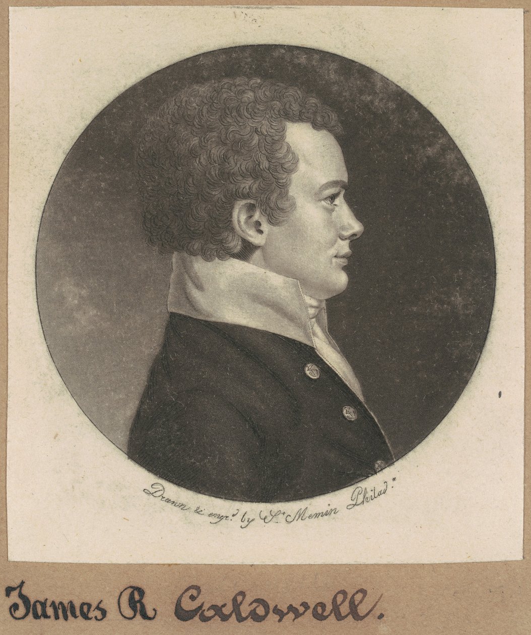 James R. Caldwell av Charles B. J. Févret de Saint Mémin