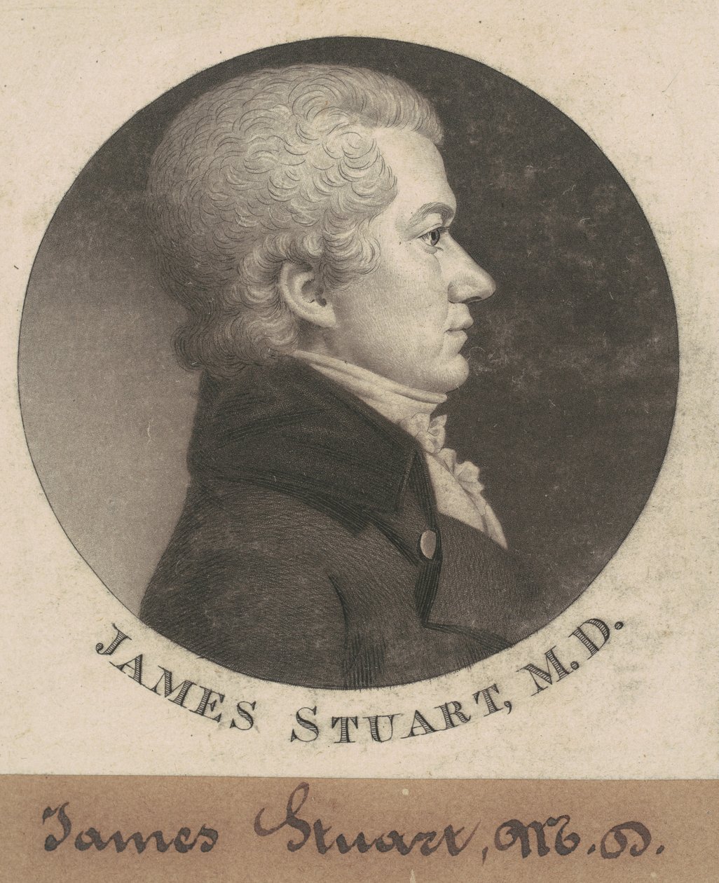 James Stuart av Charles B. J. Févret de Saint Mémin