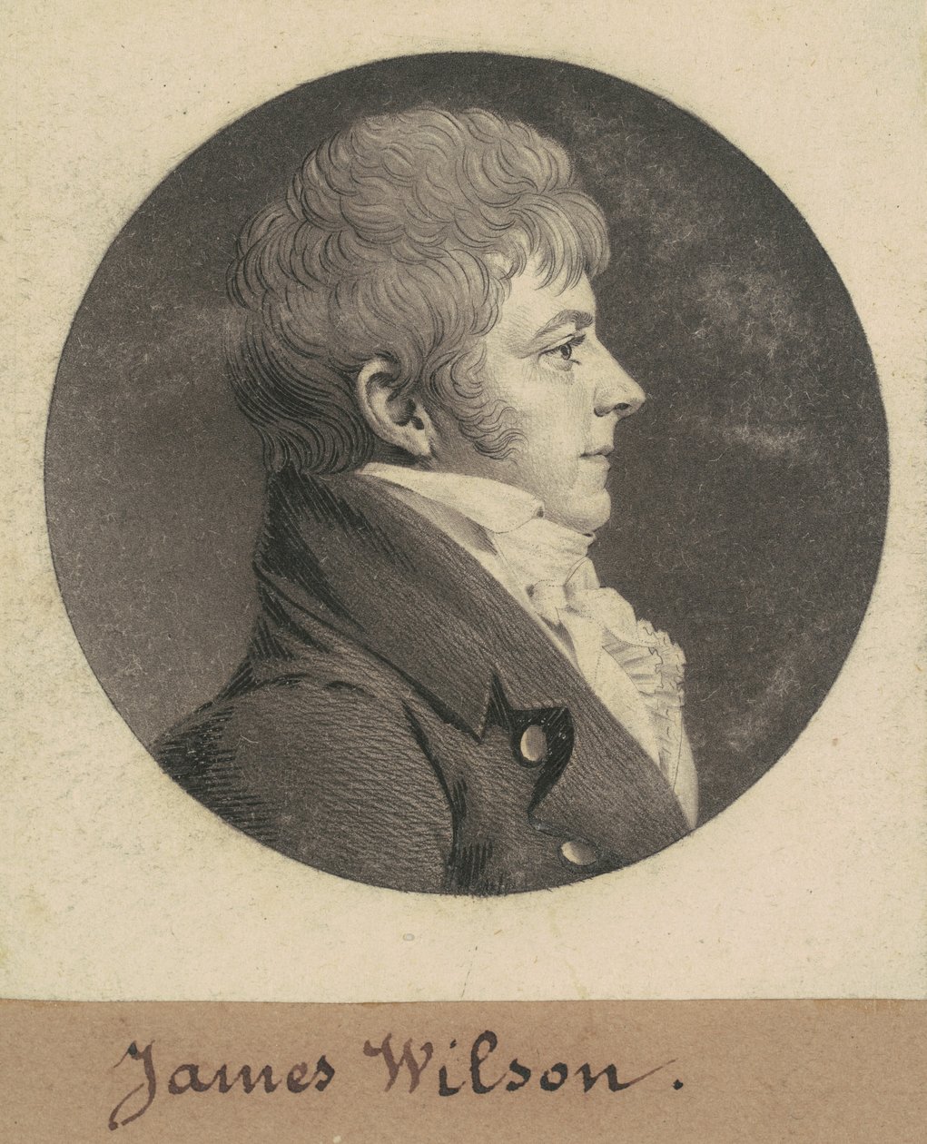 James Wilson av Charles B. J. Févret de Saint Mémin