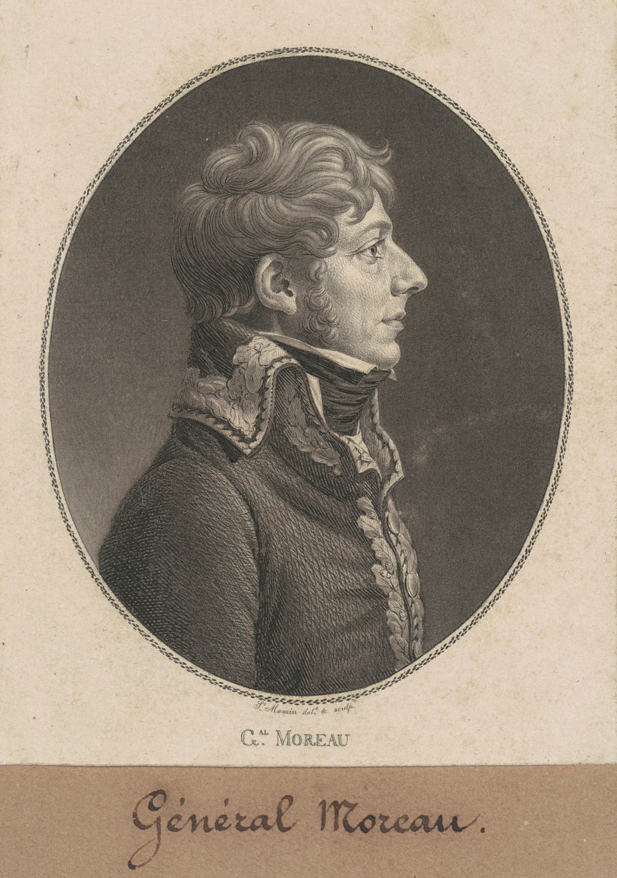 Jean-Victor Moreau av Charles B. J. Févret de Saint Mémin