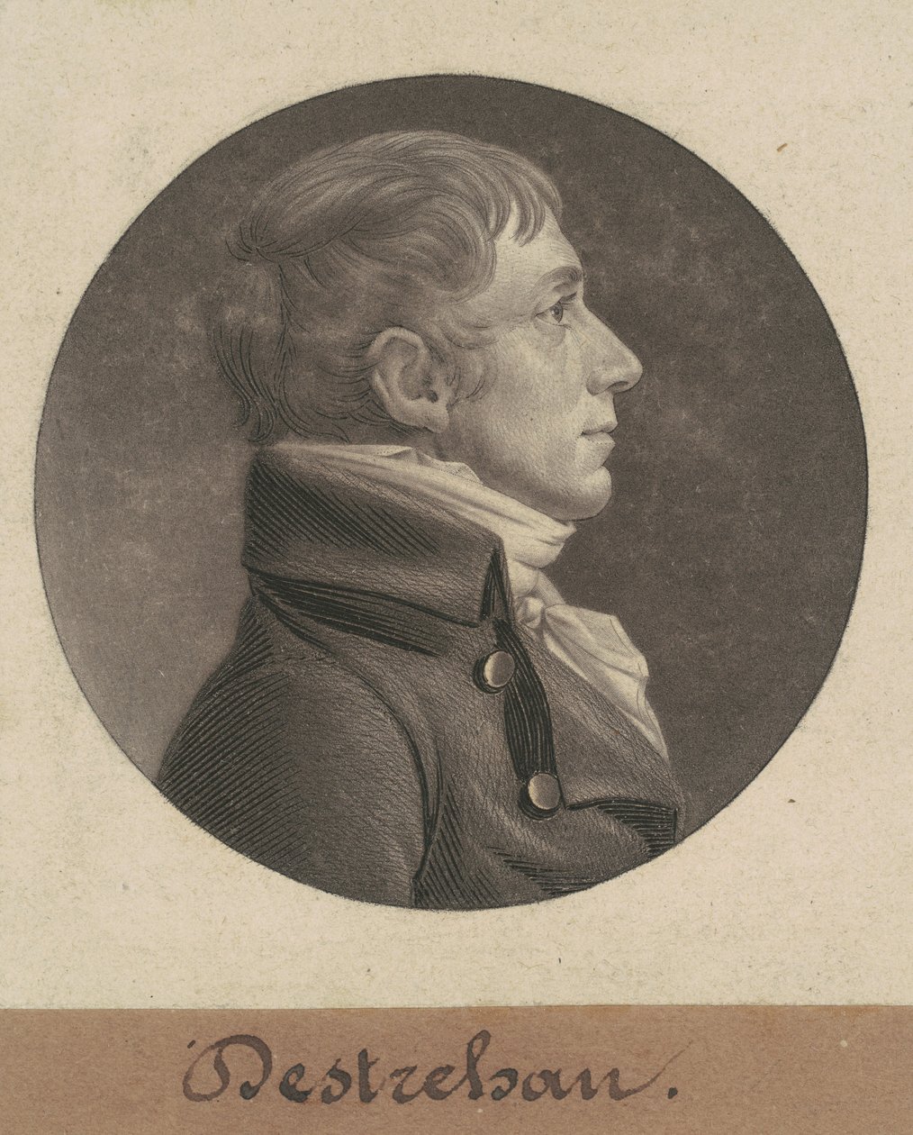 Jean Noel Destrehan av Charles B. J. Févret de Saint Mémin