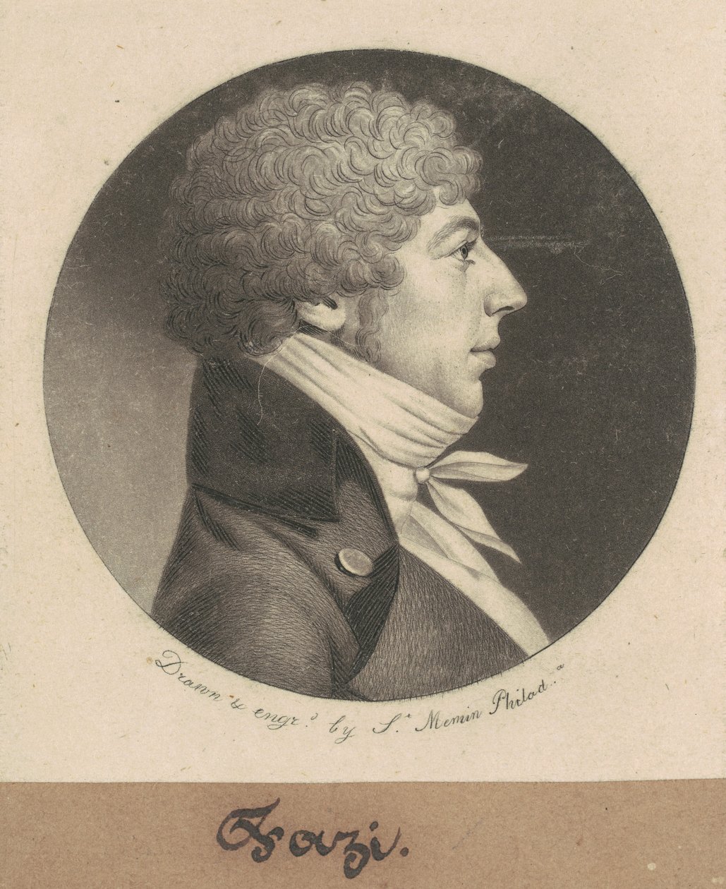 John Solomon Fazi av Charles B. J. Févret de Saint Mémin