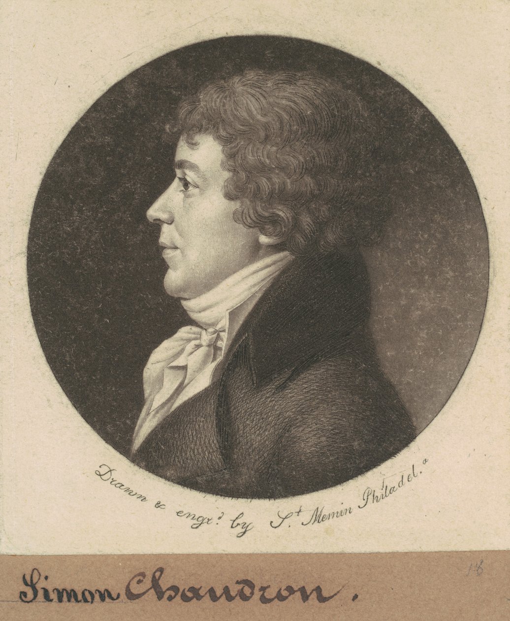 Jean-Simon Chaudron av Charles B. J. Févret de Saint Mémin