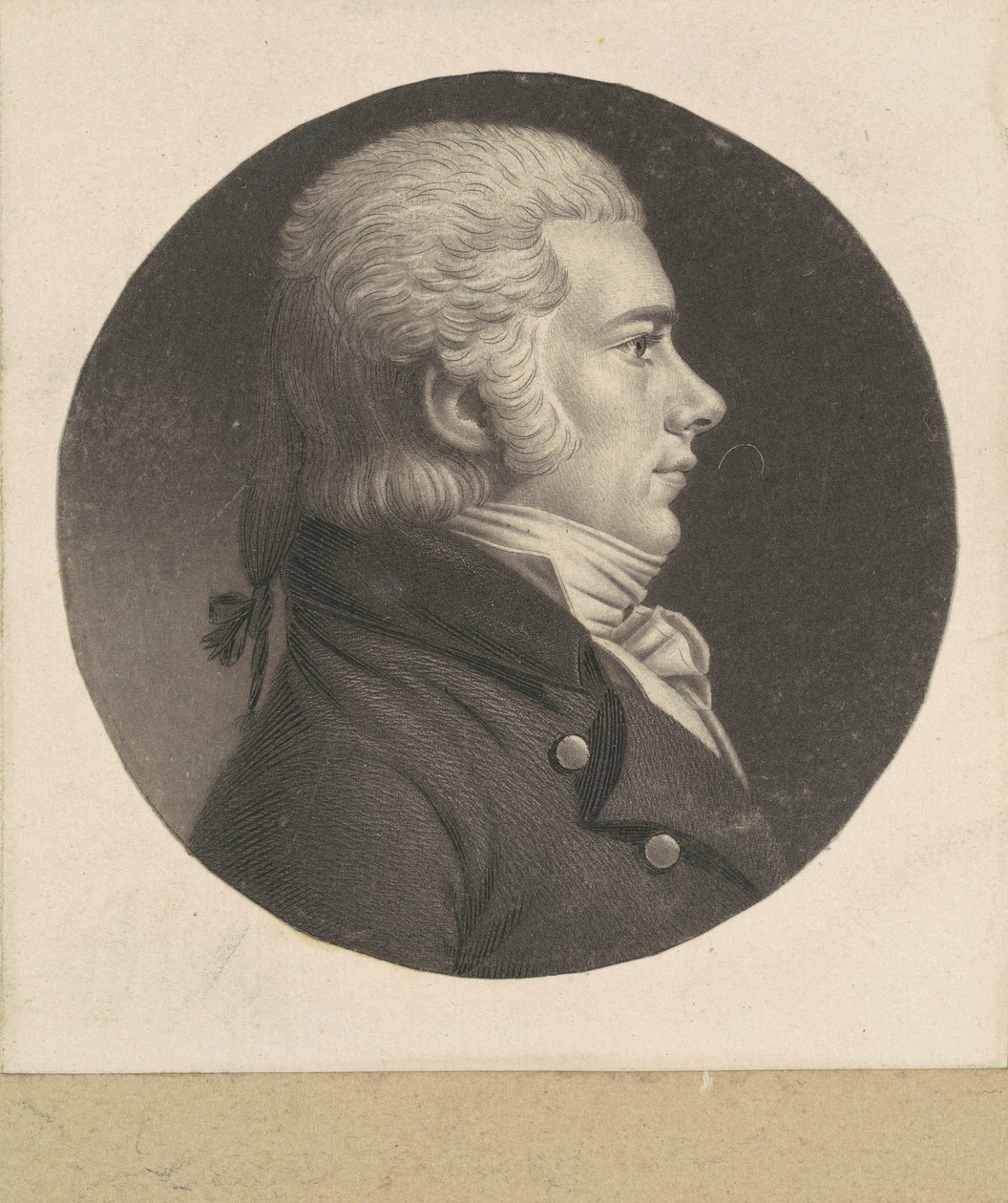 Jesse Barker av Charles B. J. Févret de Saint Mémin