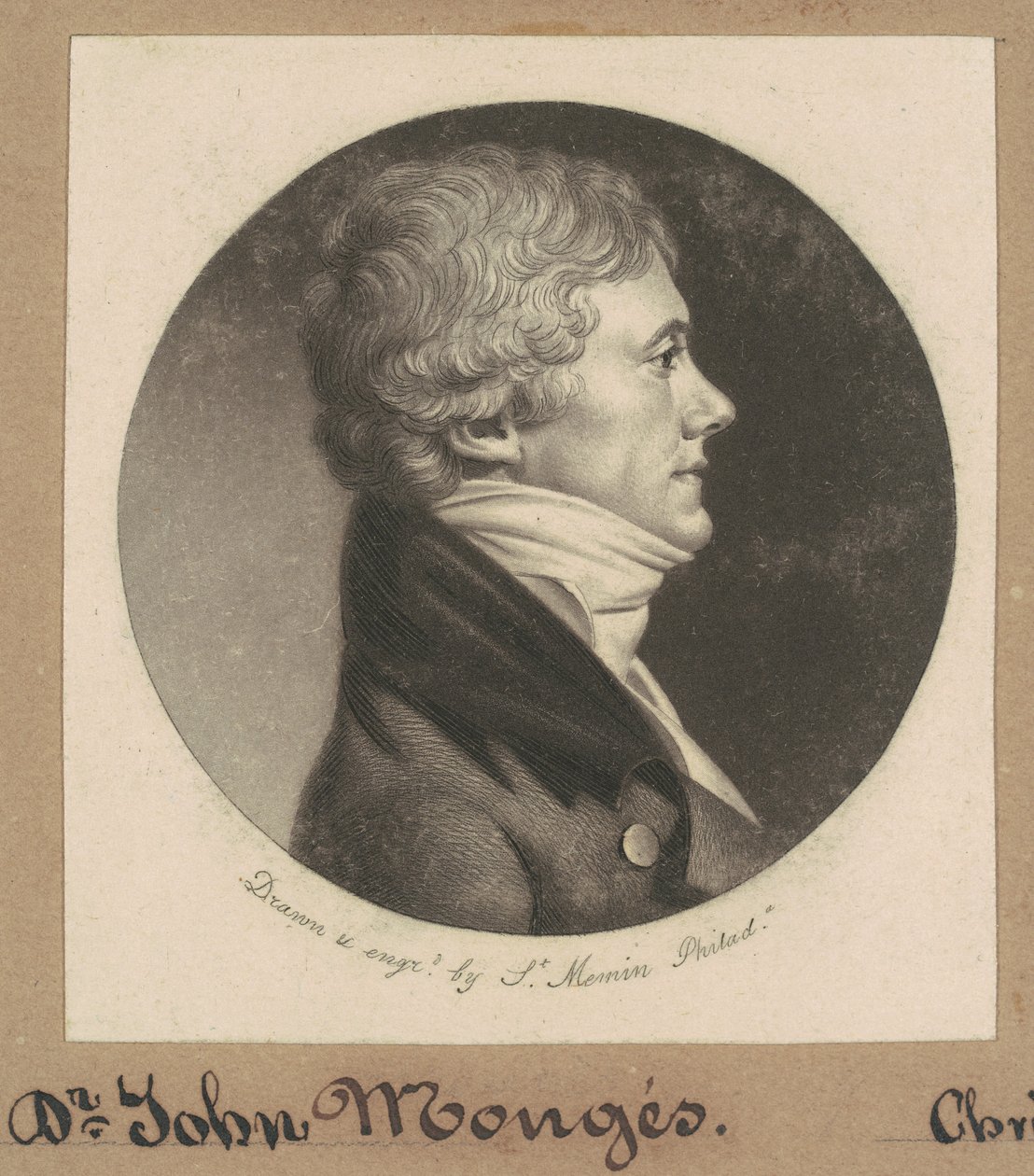 John Armentaire Monges av Charles B. J. Févret de Saint Mémin