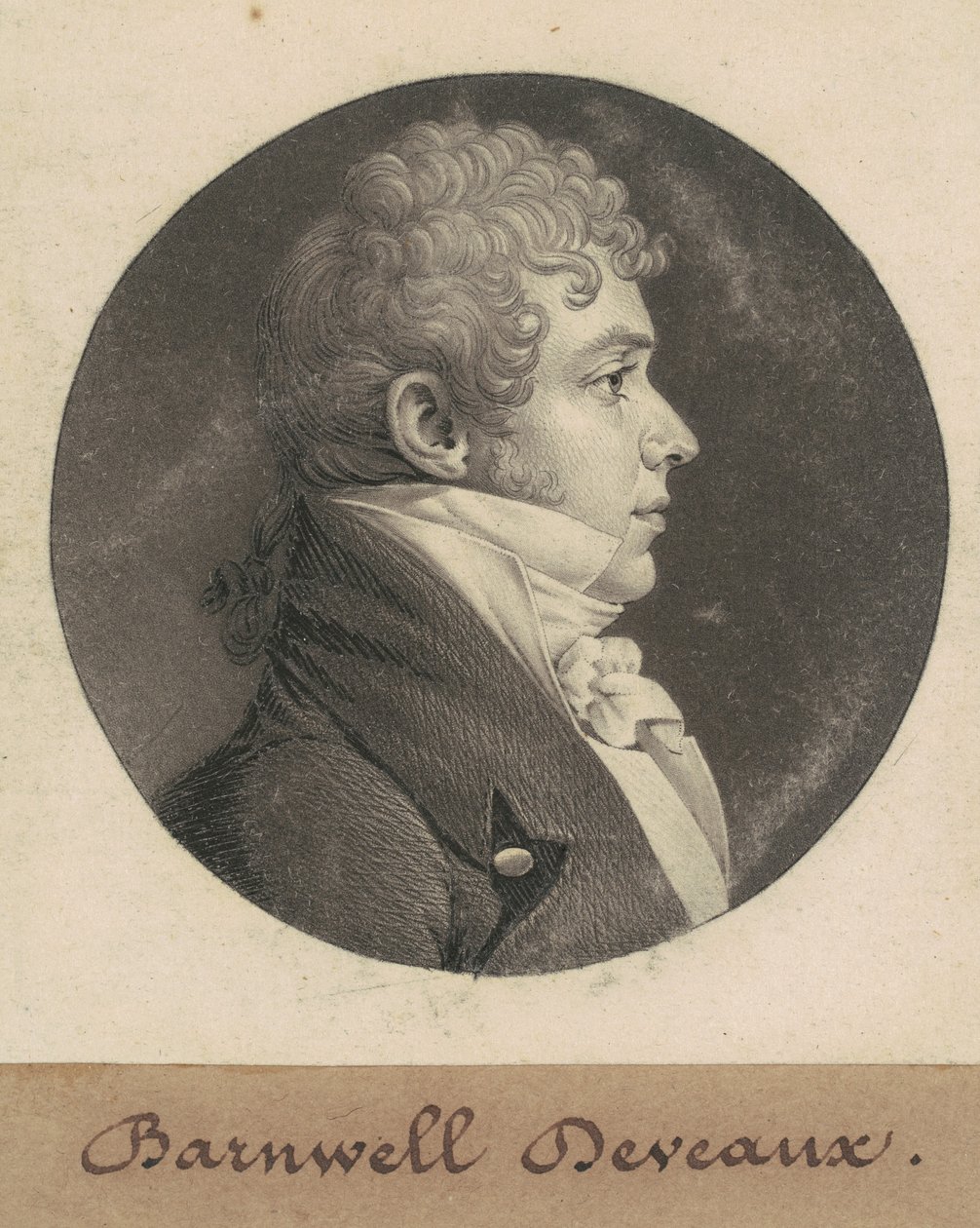 John Barnwell Deveaux av Charles B. J. Févret de Saint Mémin