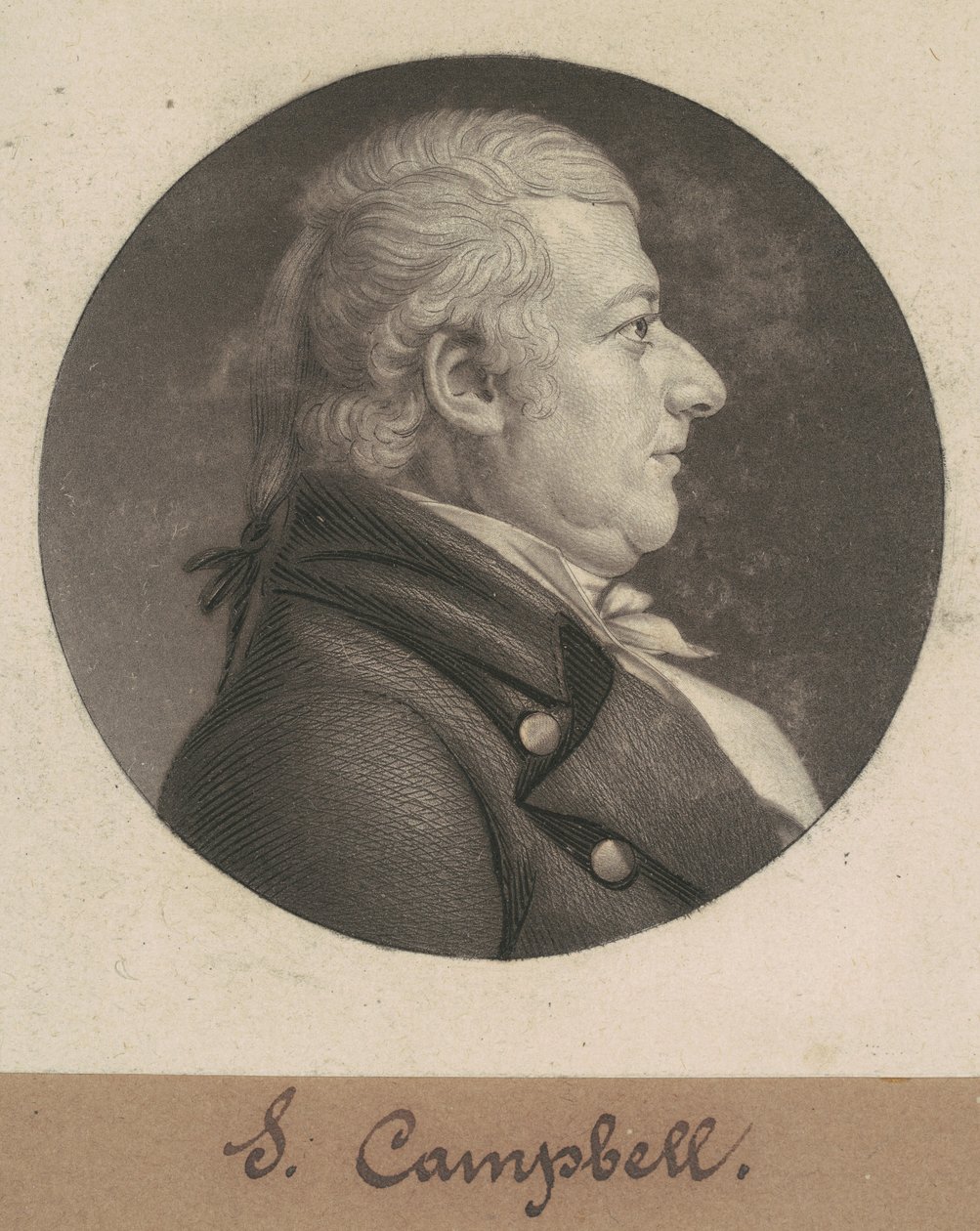 John Campbell av Charles B. J. Févret de Saint Mémin