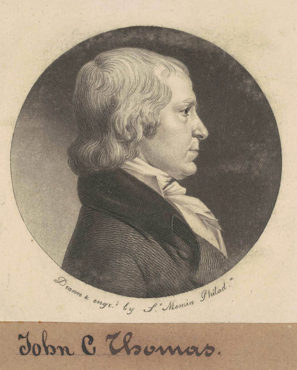 John Chew Thomas av Charles B. J. Févret de Saint Mémin
