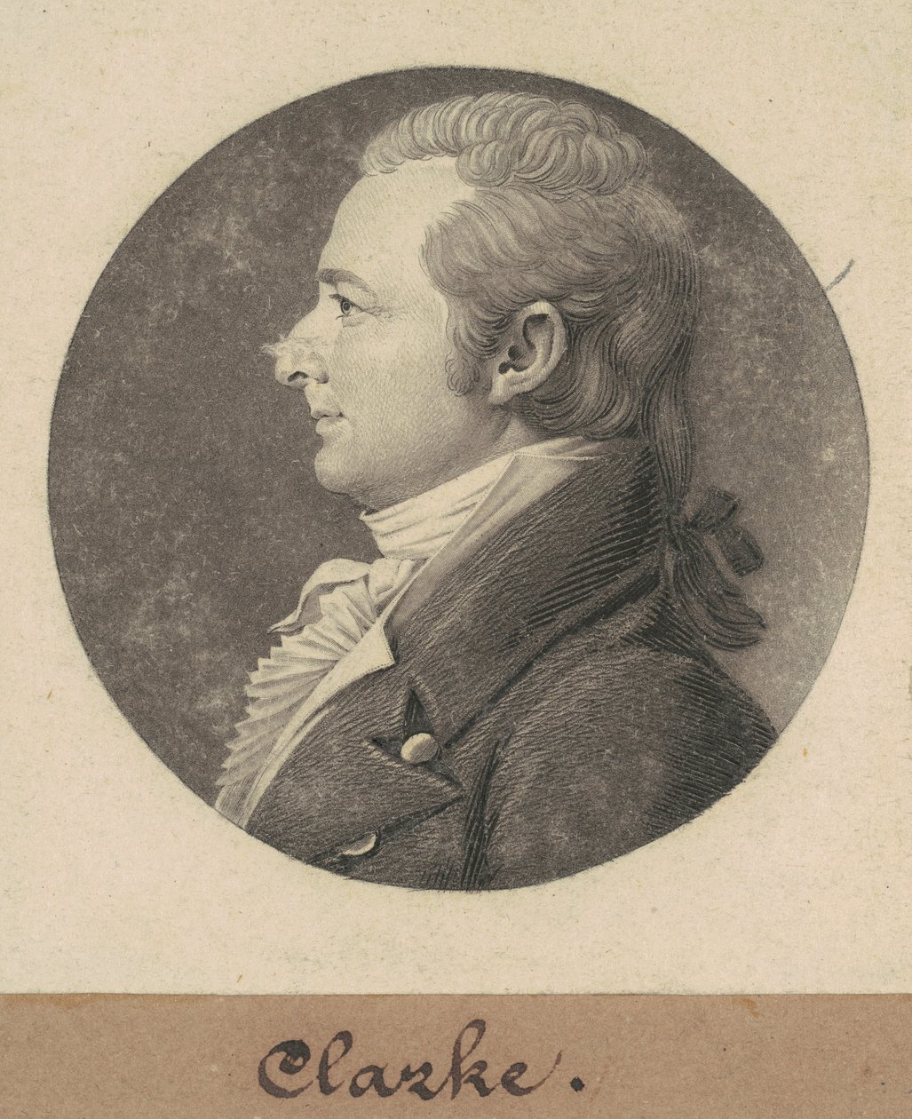 John Clarke av Charles B. J. Févret de Saint Mémin