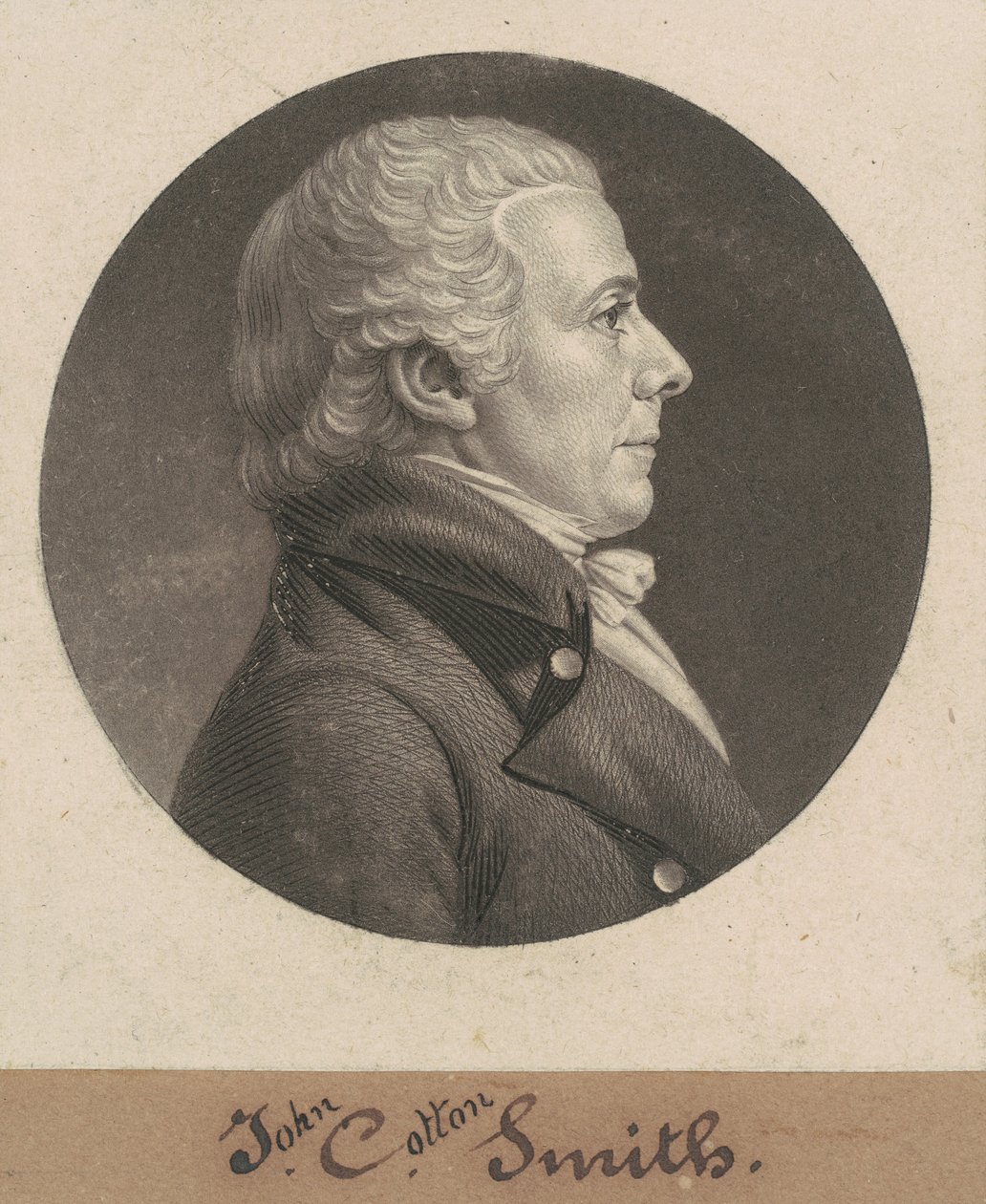 John Cotton Smith av Charles B. J. Févret de Saint Mémin