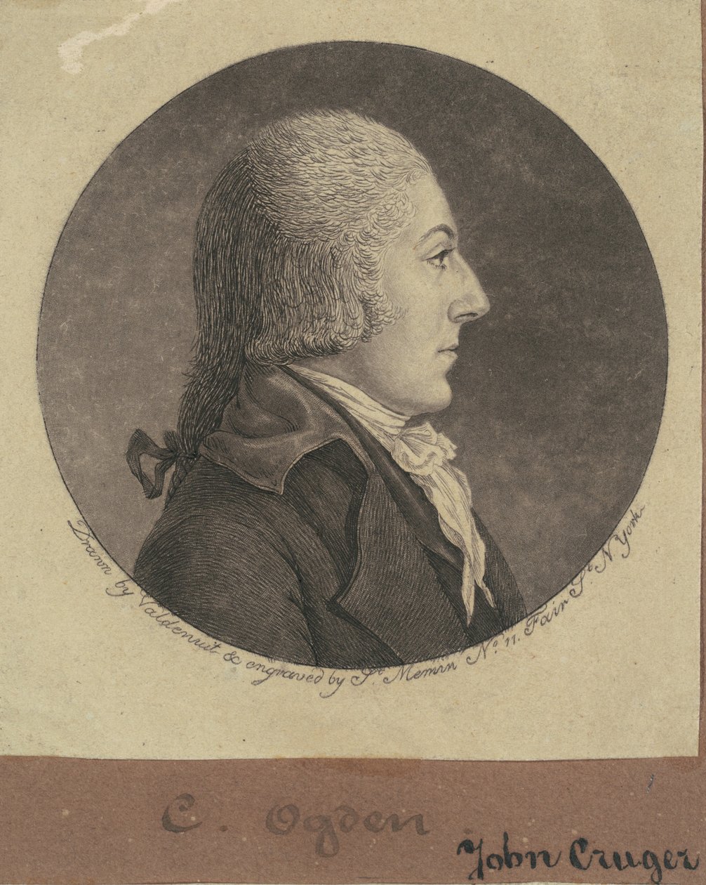 John Cruger av Charles B. J. Févret de Saint Mémin