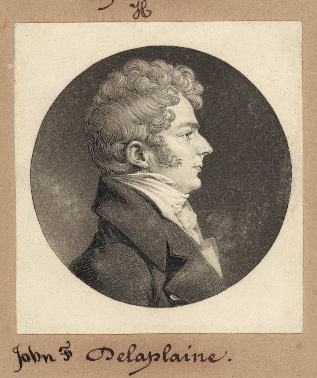 John F. Delaplaine av Charles B. J. Févret de Saint Mémin