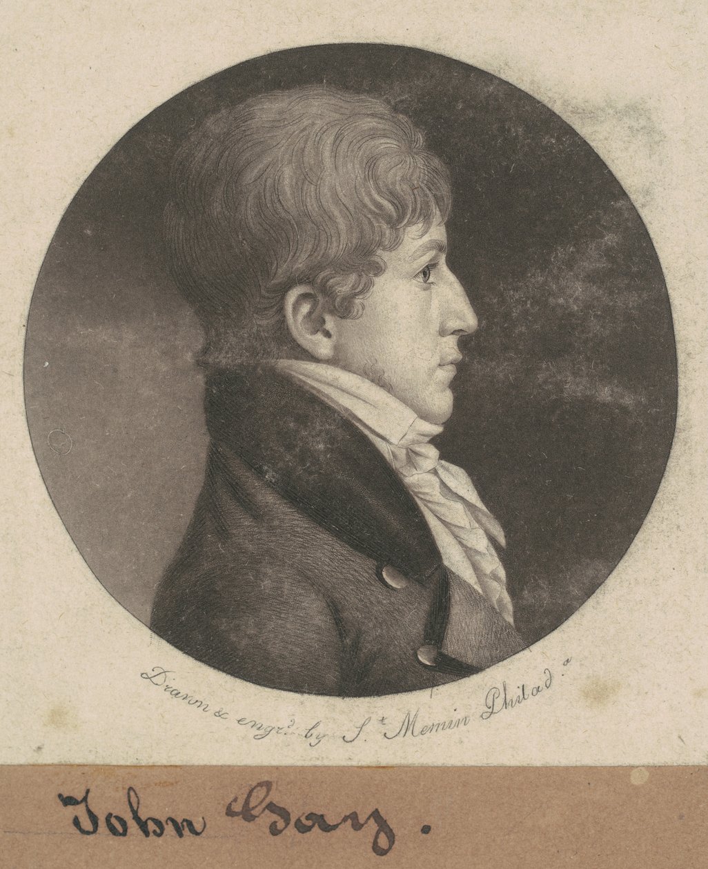 John Gay av Charles B. J. Févret de Saint Mémin