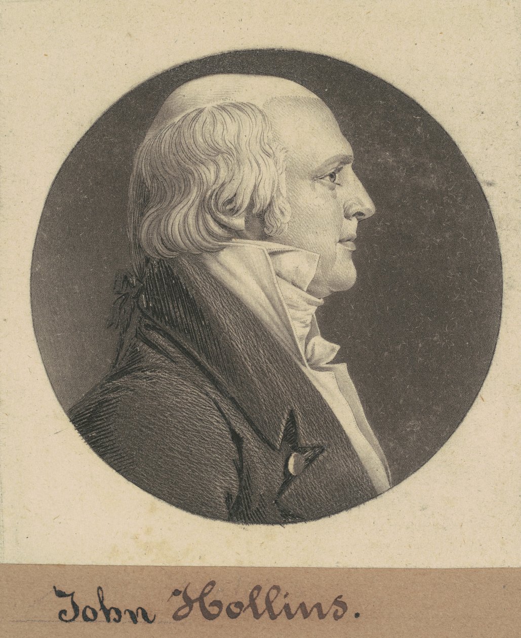 John Hollins av Charles B. J. Févret de Saint Mémin