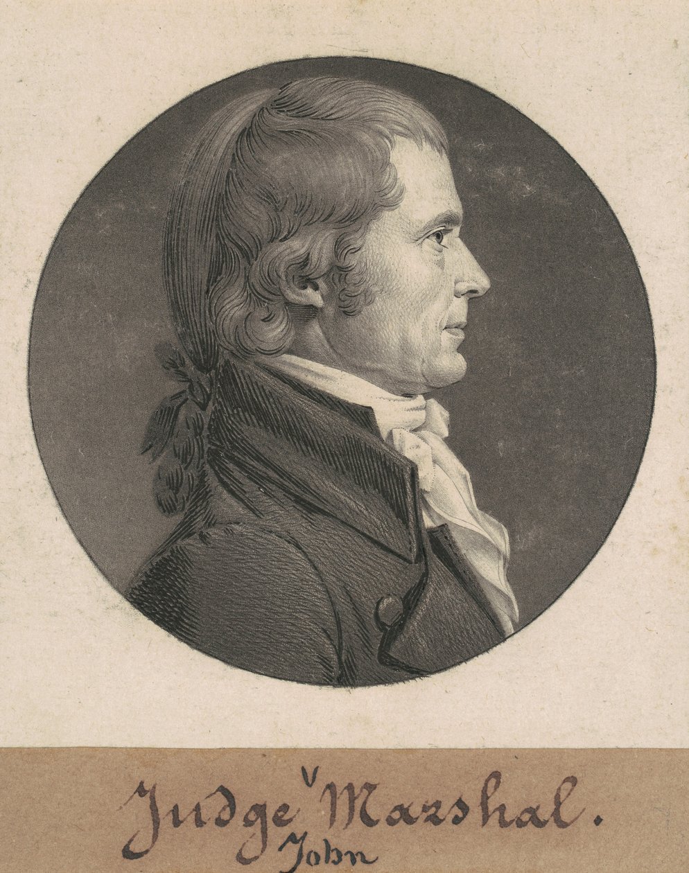 John Marshall av Charles B. J. Févret de Saint Mémin