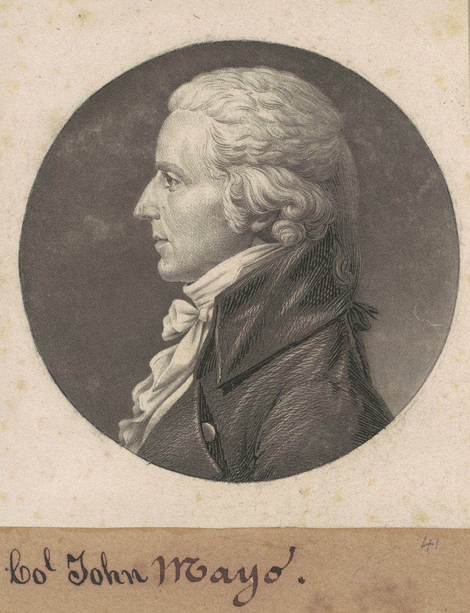 John May II av Charles B. J. Févret de Saint Mémin