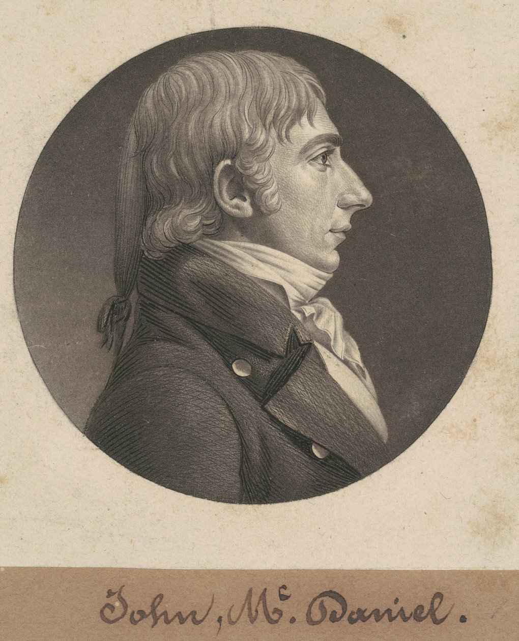 John McDaniel av Charles B. J. Févret de Saint Mémin