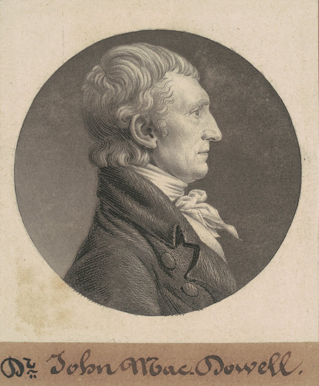John McDowell av Charles B. J. Févret de Saint Mémin