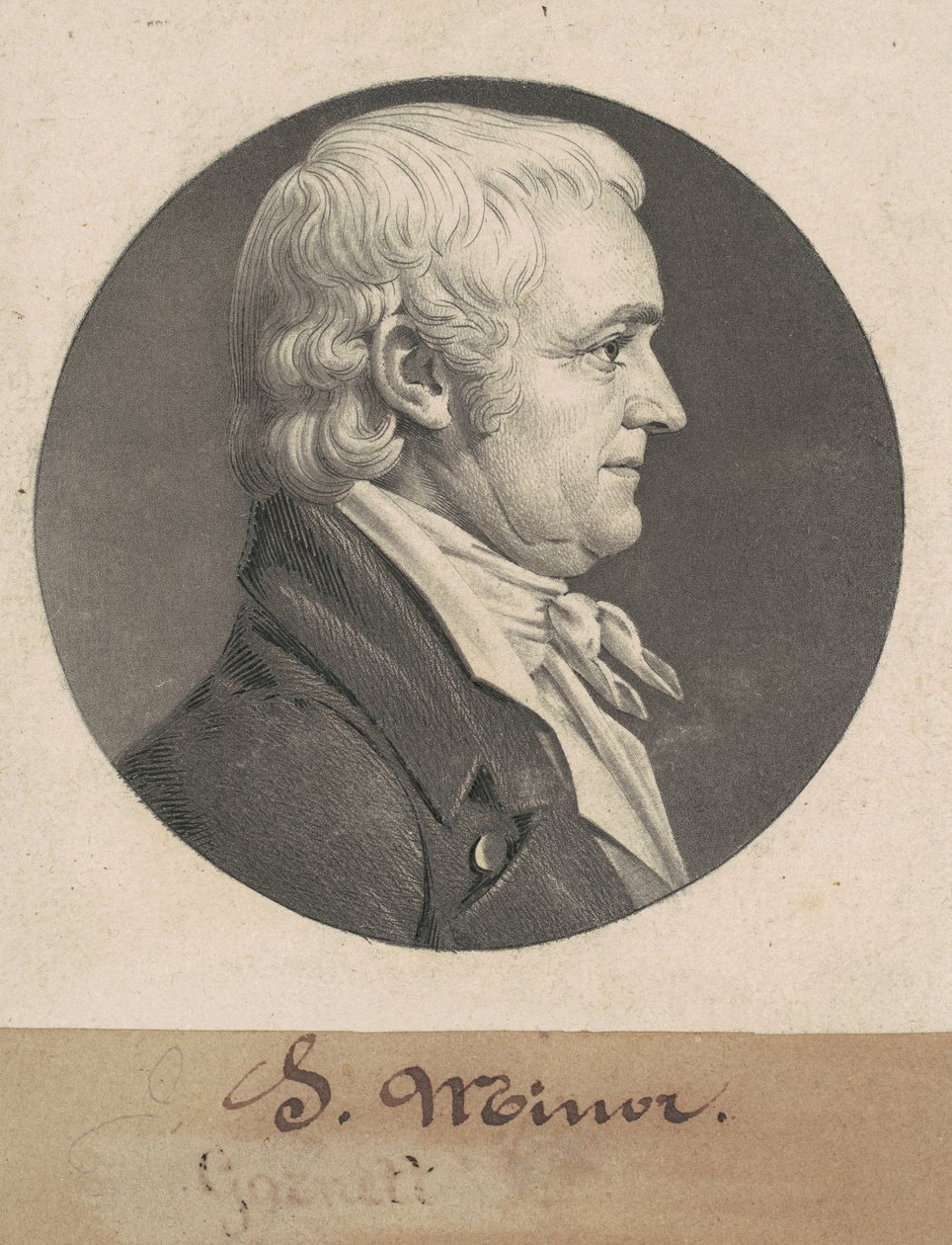 John Minor III av Charles B. J. Févret de Saint Mémin