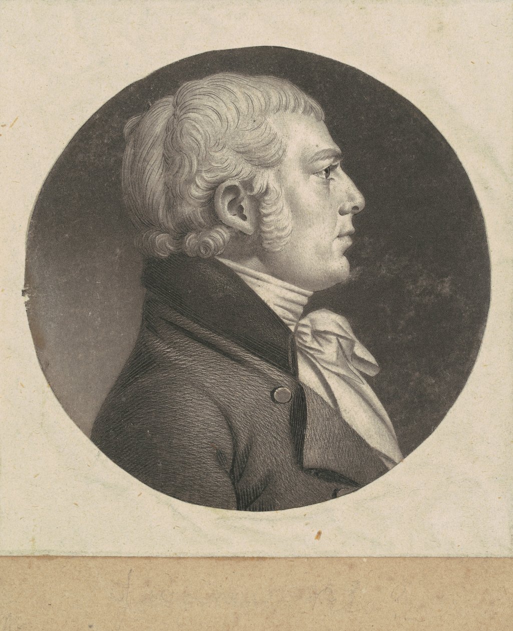 John Moore White av Charles B. J. Févret de Saint Mémin