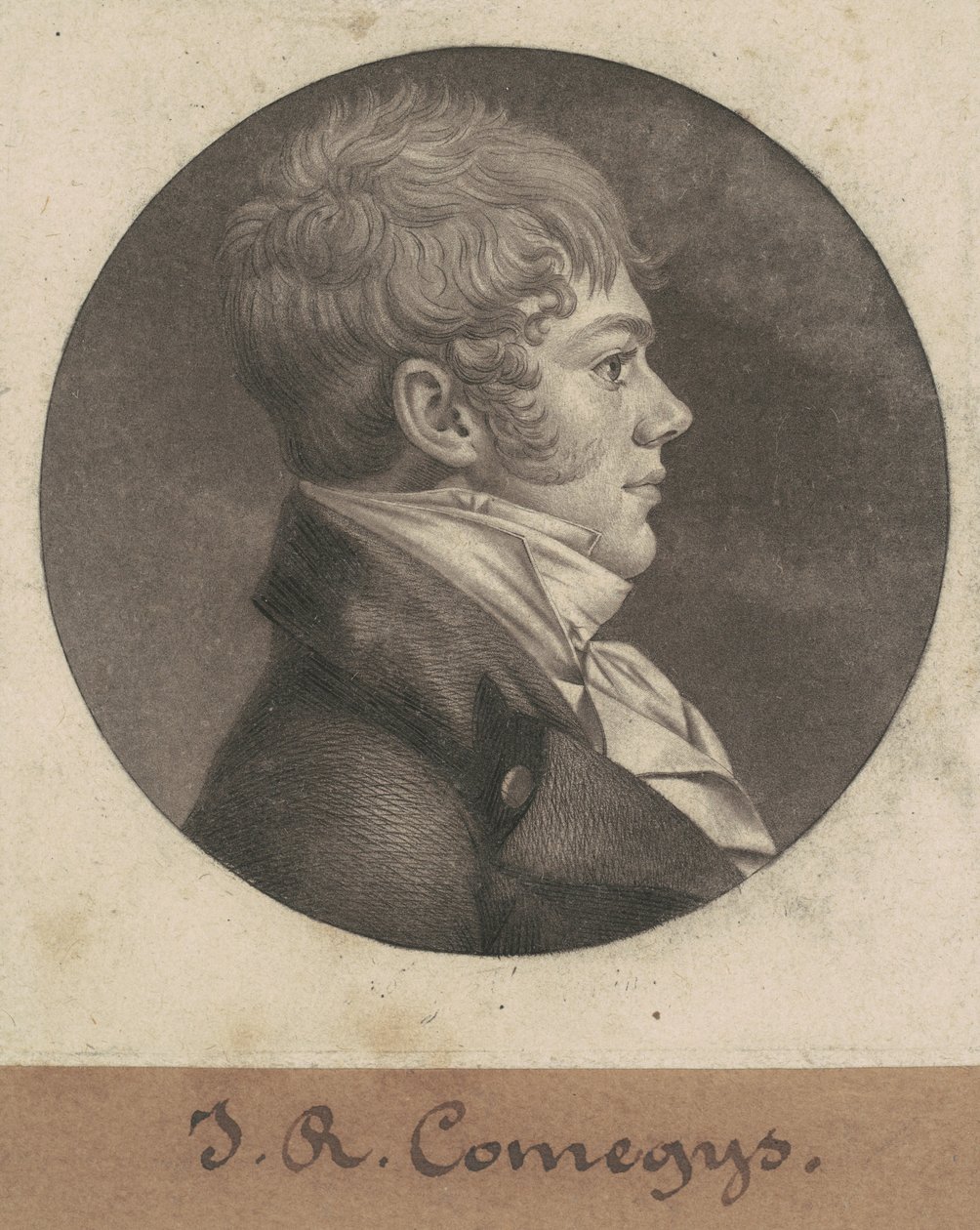 John R. Comegys av Charles B. J. Févret de Saint Mémin