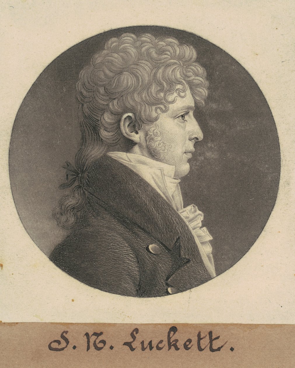John Richards Triplett av Charles B. J. Févret de Saint Mémin
