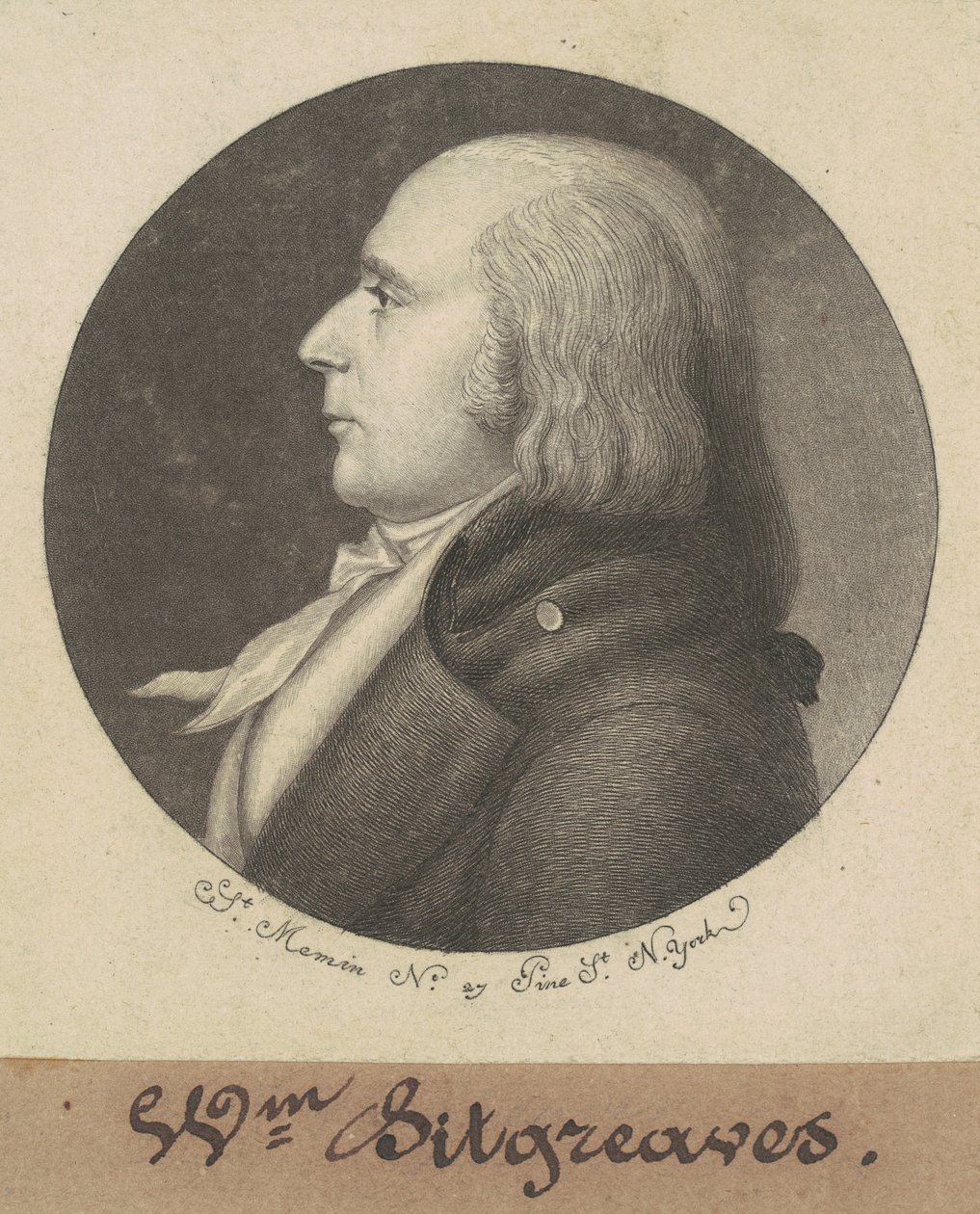 John Sitgreaves av Charles B. J. Févret de Saint Mémin