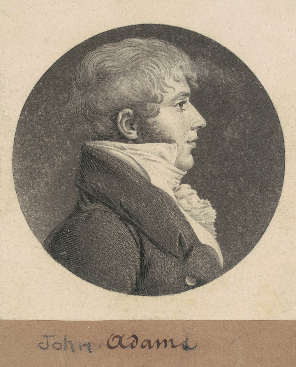John Strong Adams av Charles B. J. Févret de Saint Mémin