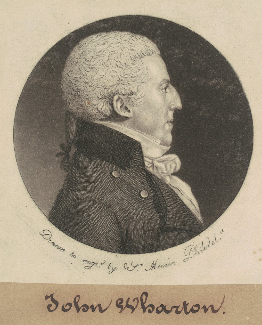John Wharton av Charles B. J. Févret de Saint Mémin