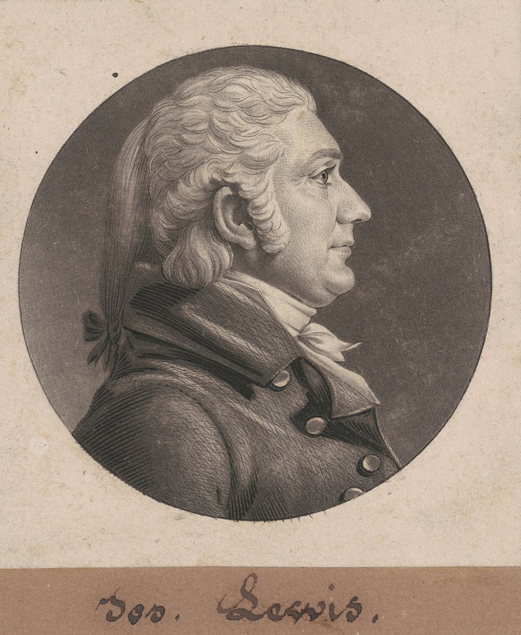Joseph C. Lewis II av Charles B. J. Févret de Saint Mémin
