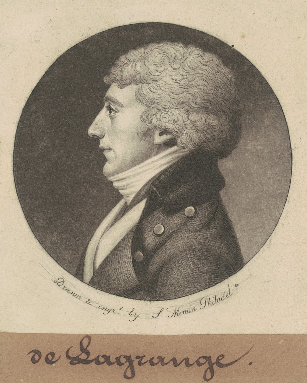 Joseph E. G. M. fra Grange av Charles B. J. Févret de Saint Mémin