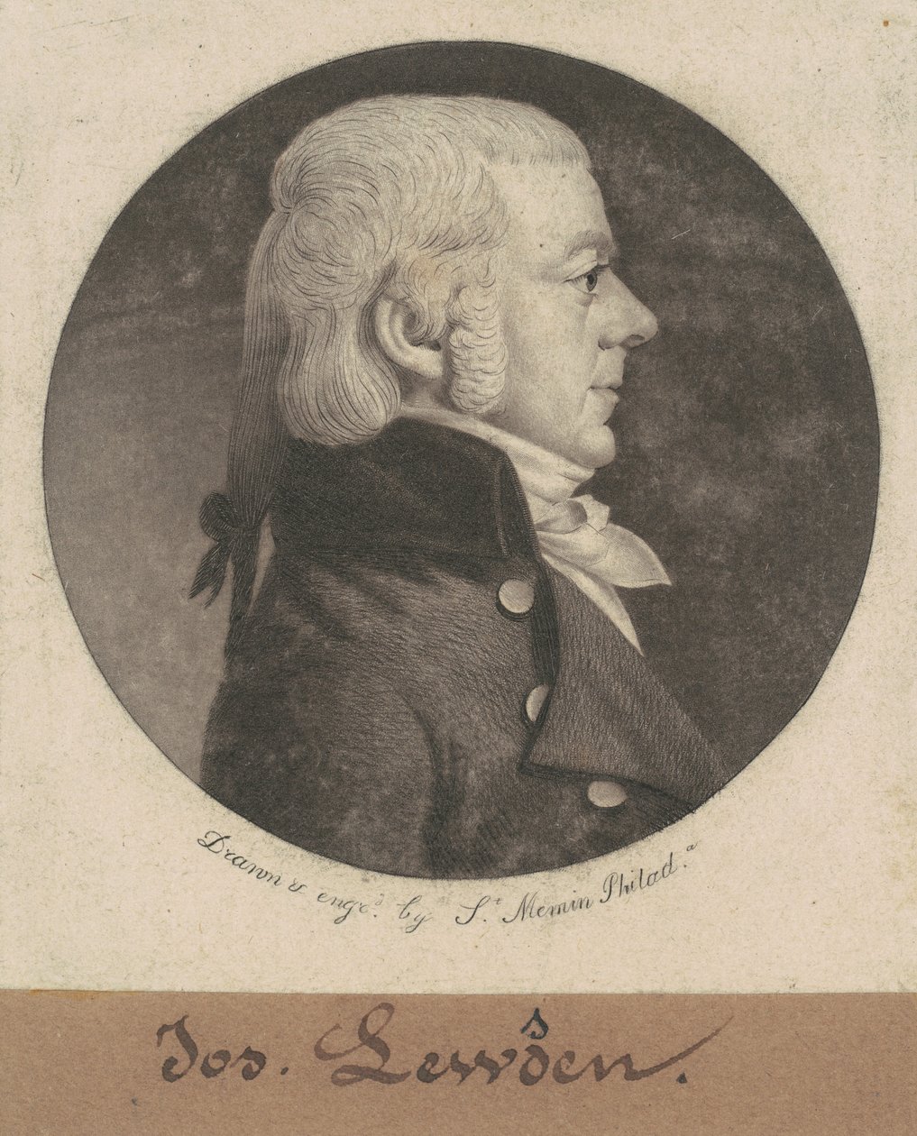 Joseph Lewden av Charles B. J. Févret de Saint Mémin