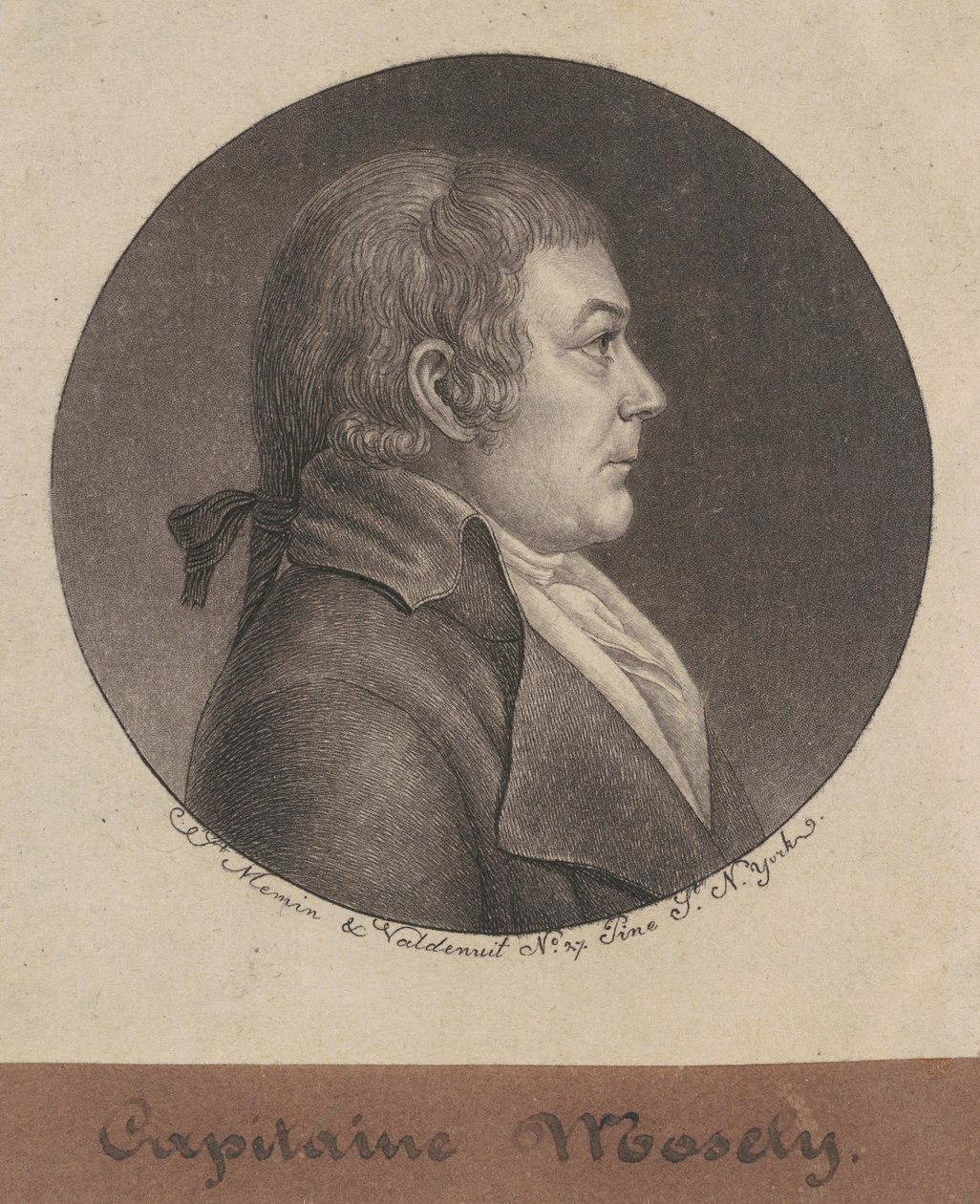 Joseph Mosely av Charles B. J. Févret de Saint Mémin