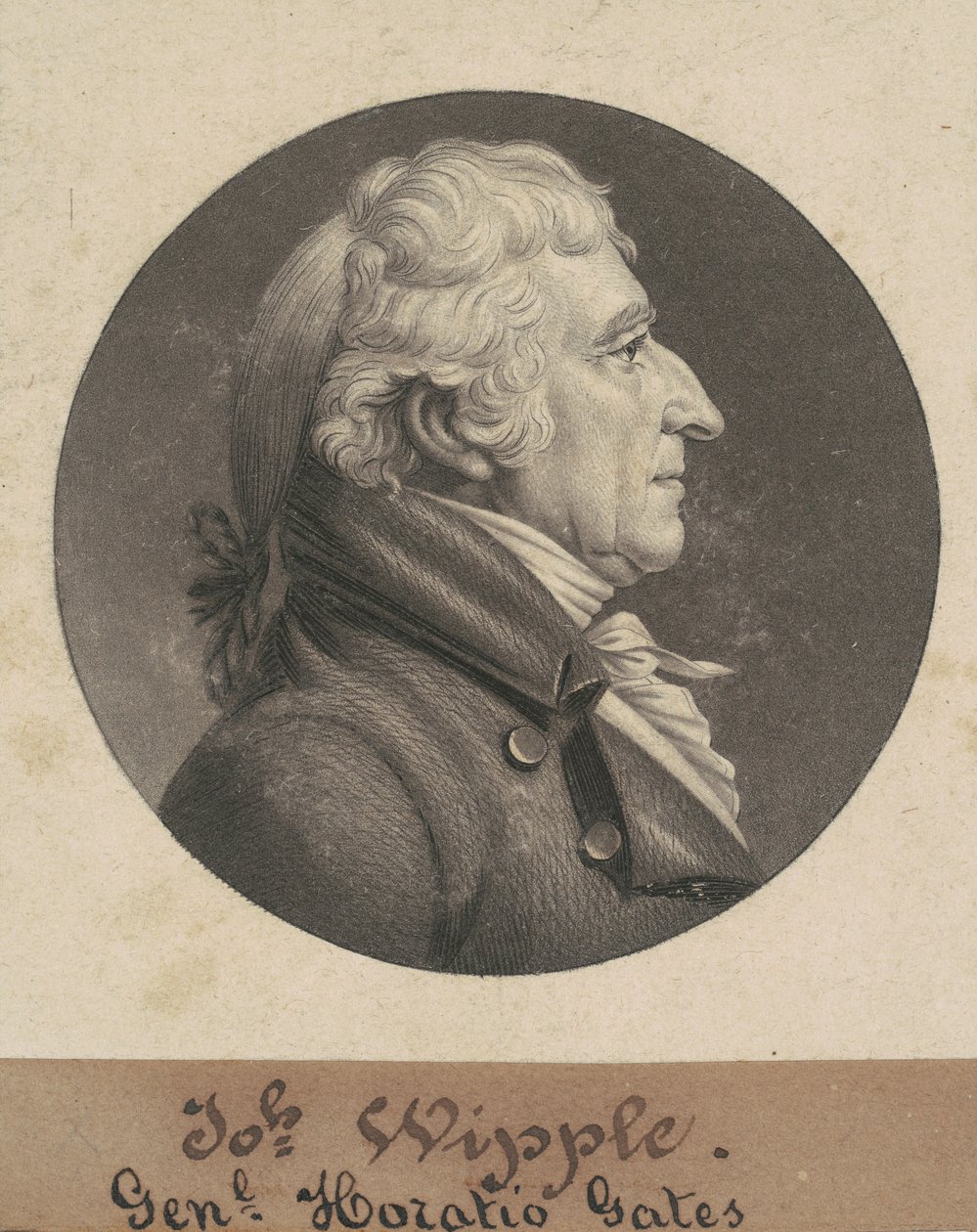 Joseph Whipple av Charles B. J. Févret de Saint Mémin