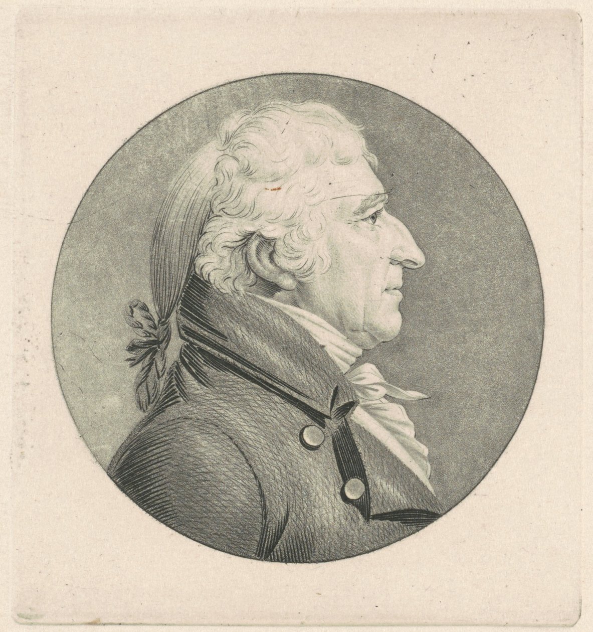 Joseph Whipple av Charles B. J. Févret de Saint Mémin