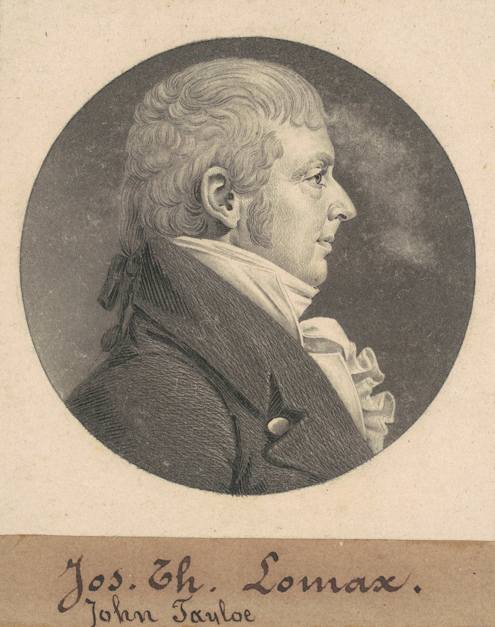 Landon Carter II av Charles B. J. Févret de Saint Mémin