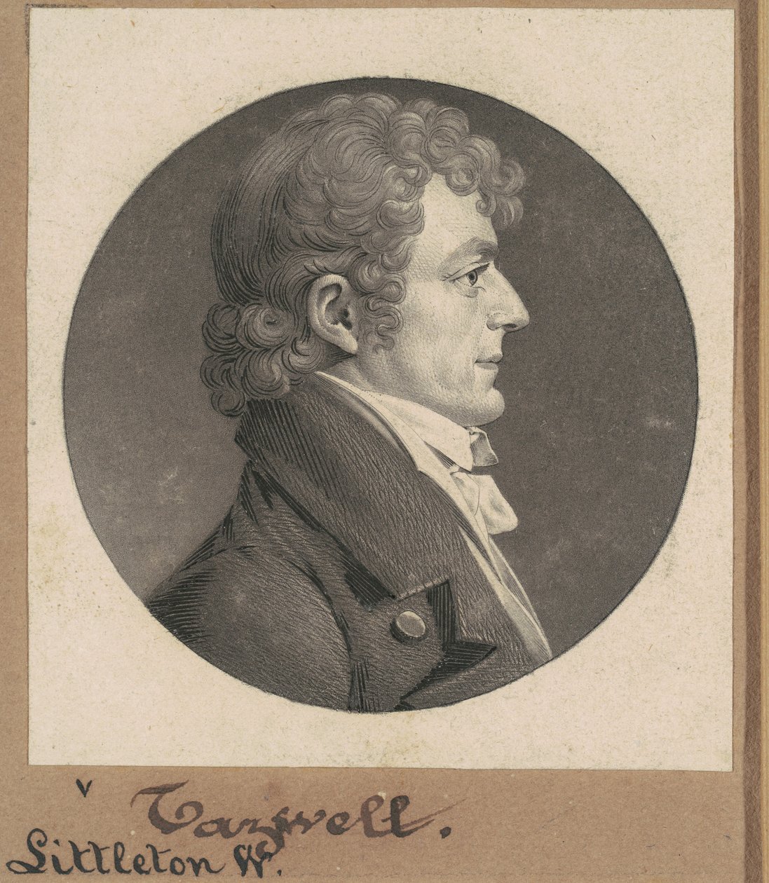 Littleton Waller Tazewell av Charles B. J. Févret de Saint Mémin