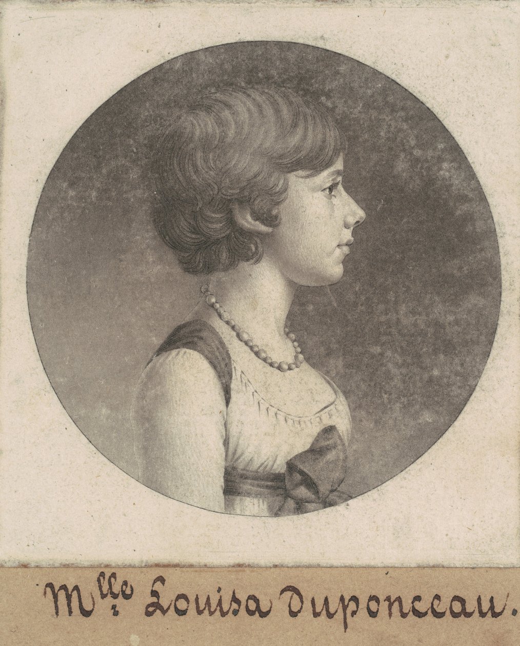 Louisa DuPonceau av Charles B. J. Févret de Saint Mémin